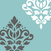 Scroll Damask Art I 12